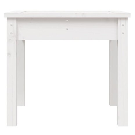 Tuinbank 50x44x45 cm massief grenenhout wit 4