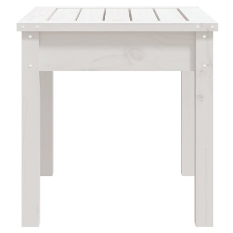 Tuinbank 50x44x45 cm massief grenenhout wit 5