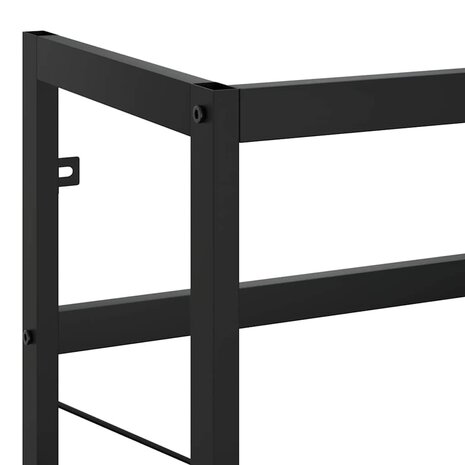 Wastafelframe 79x38x83 cm ijzer zwart 7