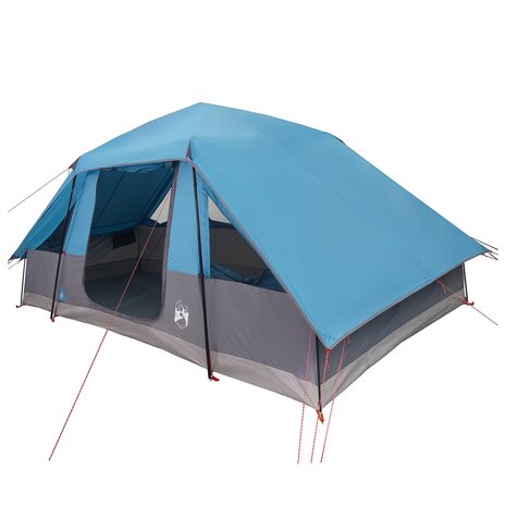 Gezinstent met regenzeil waterdicht 6-persoons Blauw 2