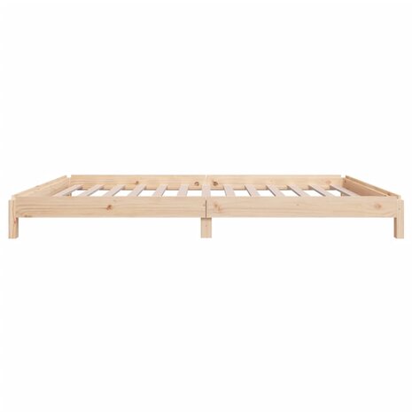 Bed stapelbaar 100x200 cm massief grenenhout 9