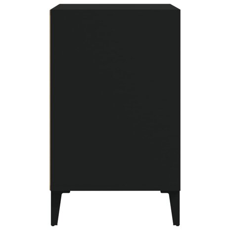 Schoenenkast 102x36x60 cm bewerkt hout zwart 4