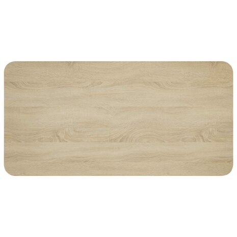 Eettafel 100 x 50 x 75 cm Bewerkt hout Sonoma Eiken Rechthoekig 5