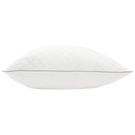 Hoofdkussen FULDA 2 st 50 x 50 cm 100% Ganzendons en Veer Wit 4