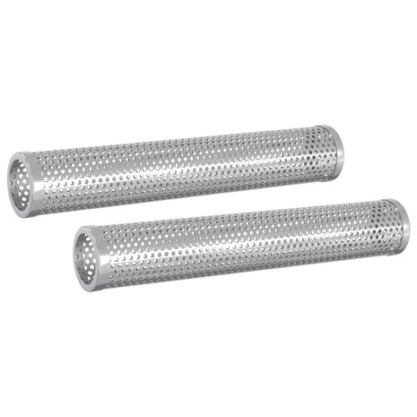Rookoven 3 st 44,5 x 29 x 83 cm Verzinkt staal zilver 3