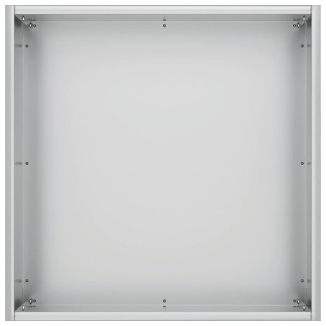 Plantenbak zilver 20 x 20 x 20 cm Gegalvaniseerd staal 4