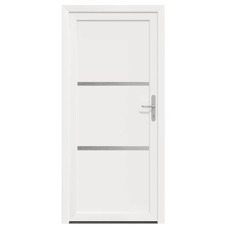 Voordeur Wit 88 x 200 cm PVC 7