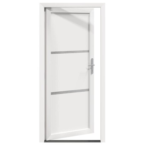 Voordeur Wit 98 x 200 cm PVC 6
