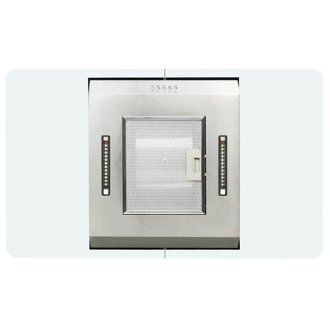 Eilandafzuigkap 756 m&sup3;/u LED 90 cm roestvrij staal 7