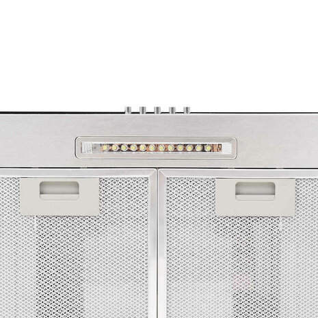 Wandafzuigkap 756 m&sup3;/u LED 90 cm roestvrij staal 7