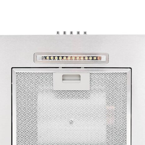 Wandafzuigkap 756 m&sup3;/u LED 60 cm roestvrij staal 5