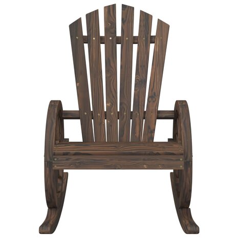 Schommelstoel Adirondack massief vurenhout 4