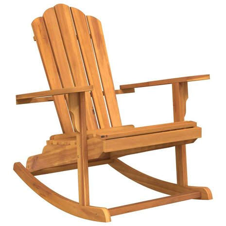 Schommelstoel Adirondack massief teakhout 2