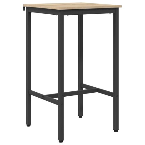 Bartafel 52 x 52 x 110 cm Bewerkt hout Sonoma Eiken Rechthoekig 2