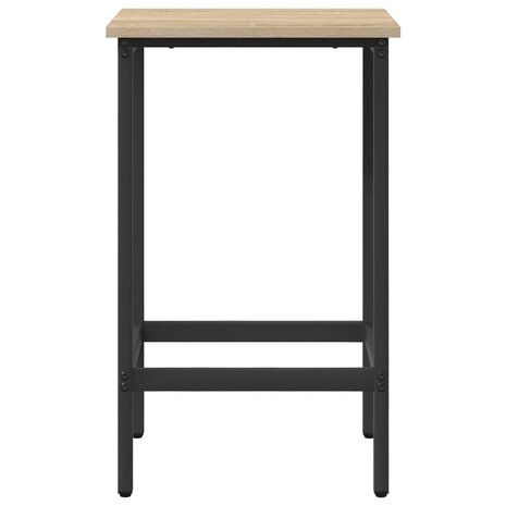 Barkruk 2 st Sonoma Eiken 40 x 32 x 74 cm Bewerkt hout 3