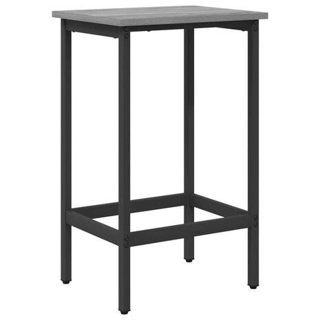 Barkruk Grijs Sonoma 40 x 32 x 74 cm Bewerkt hout 2