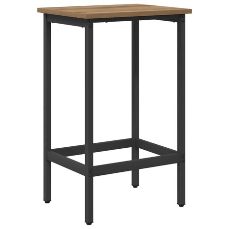 Barkruk Artisanaal eiken 40 x 32 x 74 cm Bewerkt hout 2