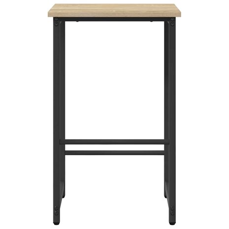 Barkruk 2 st Sonoma Eiken 40 x 32 x 74 cm Bewerkt hout 3