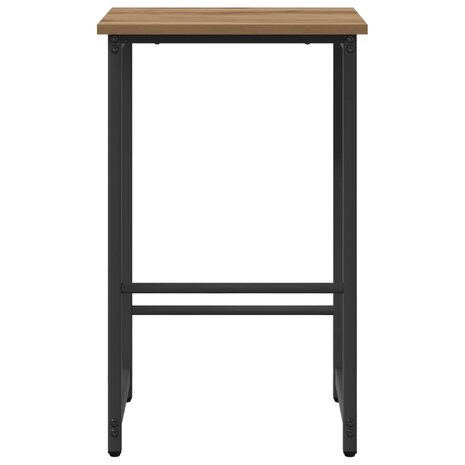 Barkruk Artisanaal eiken 40 x 32 x 74 cm Bewerkt hout 3