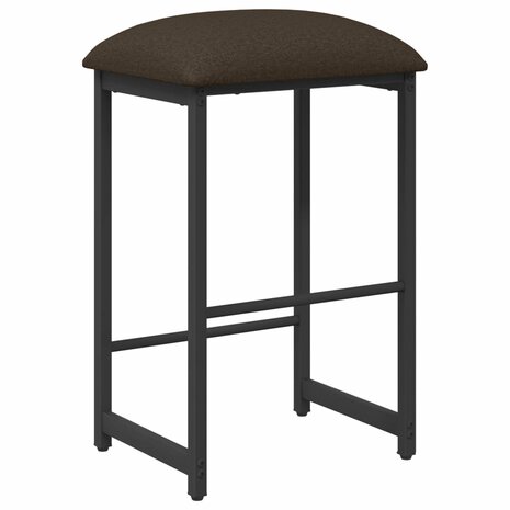 Barkruk Taupe 40 x 32 x 64 cm Bewerkt hout 2
