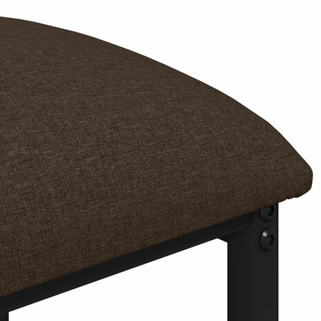 Barkruk Taupe 40 x 32 x 64 cm Bewerkt hout 4
