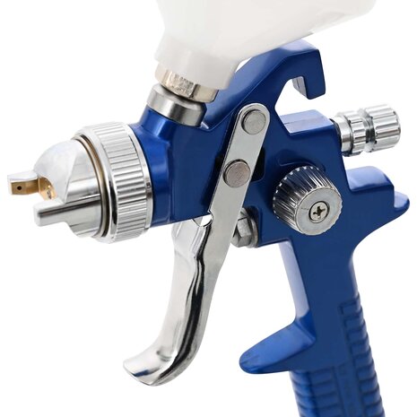 HVLP verfspuit met 600 ml beker 1,4 mm Mondstuk 600 ml 5