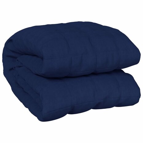 Verzwaringsdeken 152x203 cm 7 kg stof blauw 2