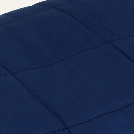 Verzwaringsdeken 150x200 cm 7 kg stof blauw 4