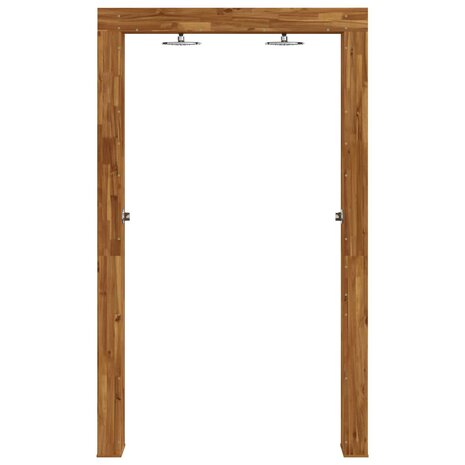 Buitendouche 226 cm Massief acaciahout en roestvrij staal 3