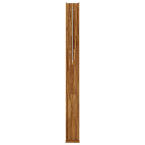 Buitendouche 226 cm Massief acaciahout en roestvrij staal 4