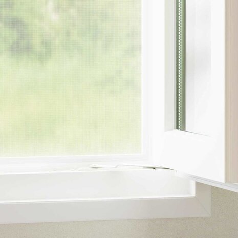 Horrengaas 100 x 2000 cm Glasvezel Wit 1
