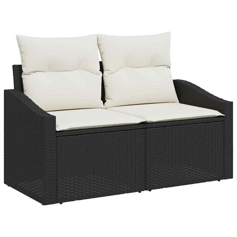 Bankstel 4 st poly rattan 4