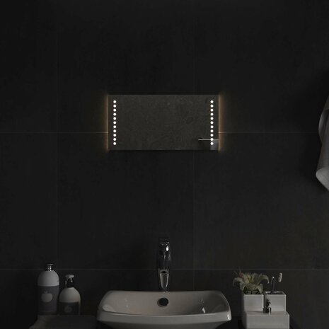 LED Badkamerspiegel Doorzichtig 40 x 20 cm gehard glas 3