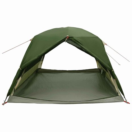 Backpacking Tent 2-persoons Groen 185T Polyester met PU Coating 5