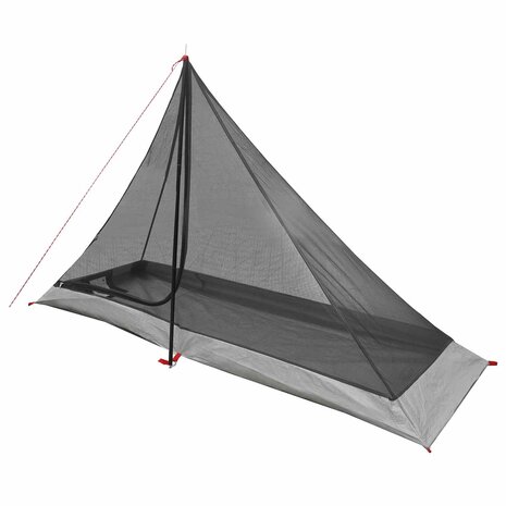 Backpacking Tent 222 x 85 x 125 cm Grijs en Oranje 4