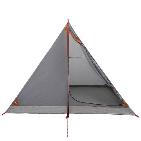 Backpacking Tent 4-persoons Grijs en Oranje 5