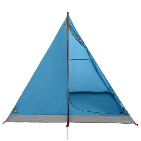 Backpacking Tent 2-persoons Blauw 185T Polyester met PU Coating 4