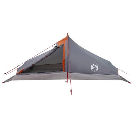Backpacking Tent 4-persoons Grijs en Oranje 4