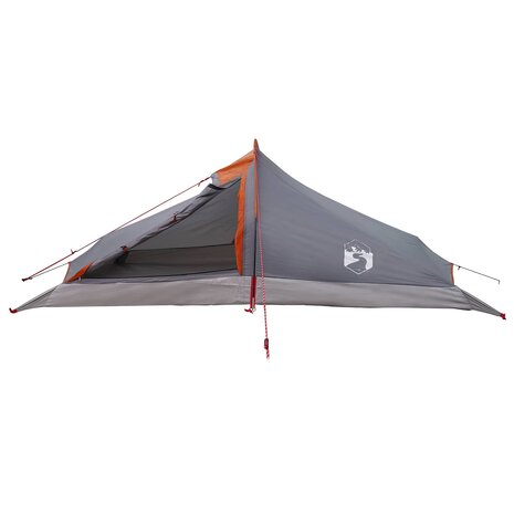 Backpacking Tent 2-persoons Grijs en Oranje 4