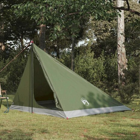 Backpacking Tent 4-persoons Olijfgroen 1