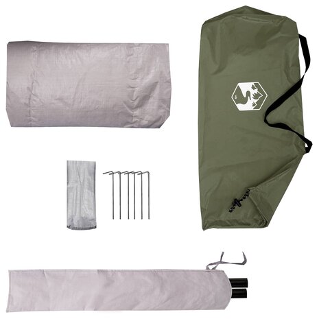 Backpacking Tent 2-persoons Olijfgroen 9