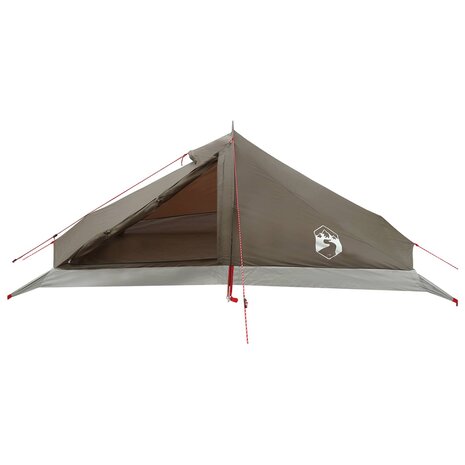 Backpacking Tent 4-persoons Bruin en Grijs 4