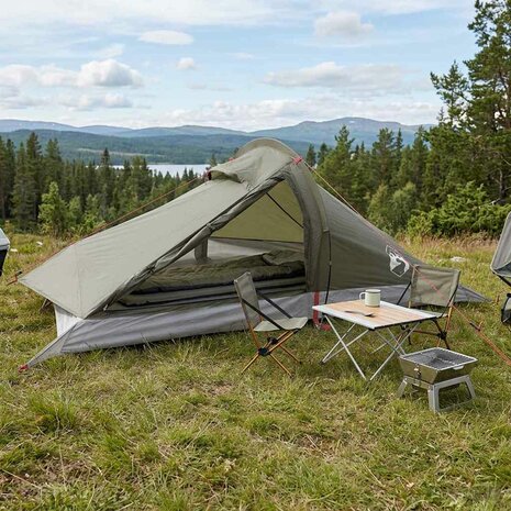 Backpacking Tent 2-persoons Olijfgroen 1