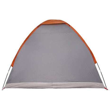 Kamperen tent 2-persoons Grijs en Oranje Polyester en staal 7