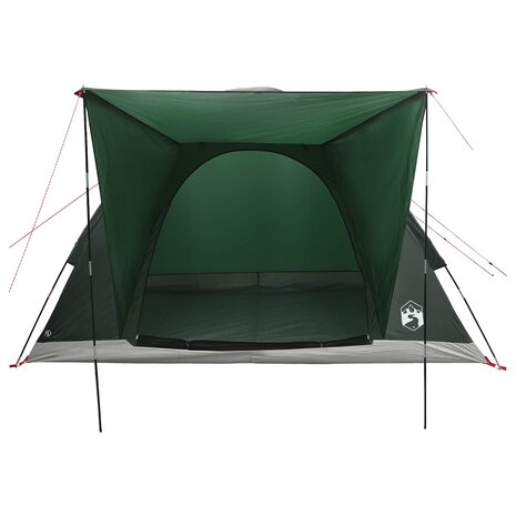 Kamperen tent 4-persoons Legergroen Polyester en staal 4