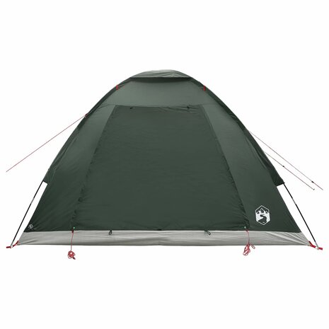 Kamperen tent 4-persoons Legergroen Polyester en staal 5