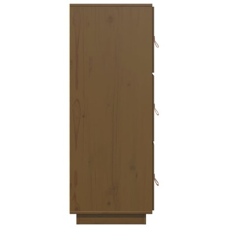 Hoge kast 34x40x108,5 cm massief grenenhout honingbruin 7