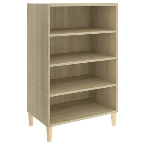 Dressoir 57x35x90 cm bewerkt hout sonoma eikenkleurig 2