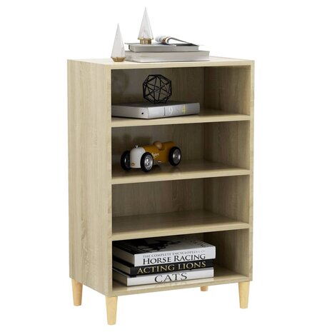 Dressoir 57x35x90 cm bewerkt hout sonoma eikenkleurig 3