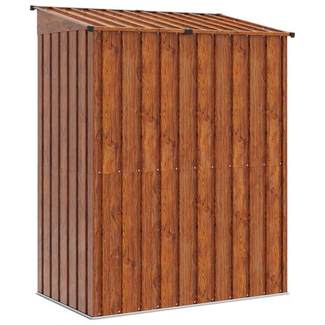 Tuinhuisjes Bruin 137 x 81 x 180 cm Metaal 8
